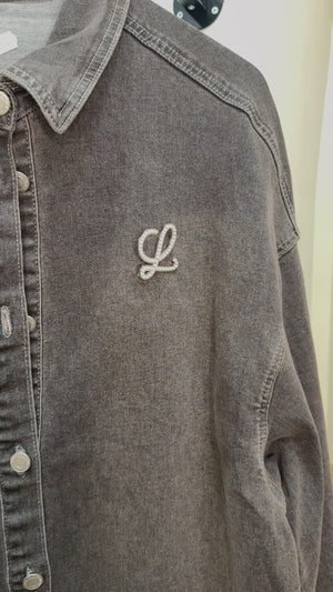 Spilla Loewe perle silver