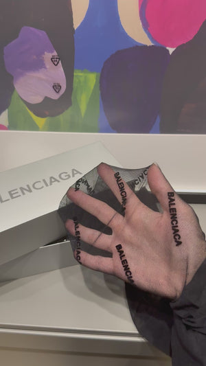Calze logo balenciaga