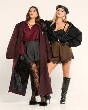 Pantaloncini Auren con pizzo